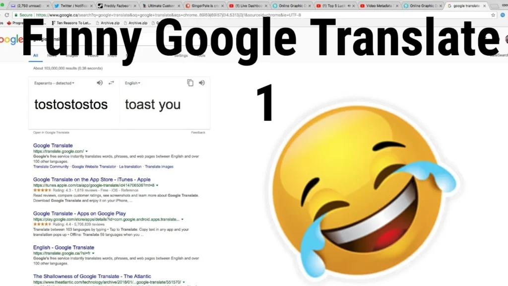 Tostostostos Google Translate